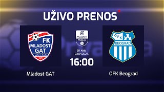 MLADOST GAT  OFK BEOGRAD Mozzart Bet Prva Liga Srbije 28Kolo [upl. by Solomon]