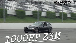 1100hp Twin Turbo BMW Z3M is ROLLING [upl. by Wawro]