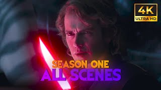 Anakin Skywalker All Scenes 4K  Ahsoka Series [upl. by Lenwood745]