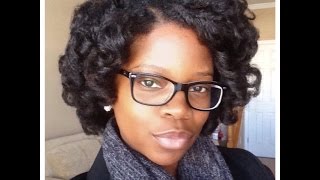 Corporate Curls  Remington Hot Rollers on Natural Hair [upl. by Stefanac714]