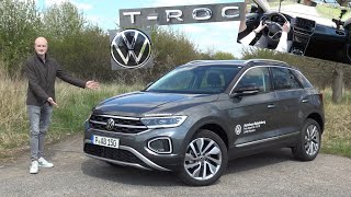 Der neue VW TRoc im Test  Was kann das Facelift besser Review Kaufberatung  Style 15 TSI ACT [upl. by Corsiglia981]