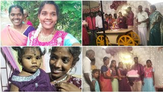 ஜஸ்விதா Birthday Celebration  Gramathu Ponnu Saranya [upl. by Basham]