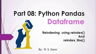 Part 08 Reindexing in DataFrame [upl. by Fallon]