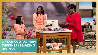 This 8YearOld Fashion Designer Is Making History [upl. by Joelie151]