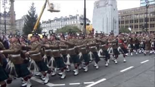 Home Coming Parade 2nd Battalion The Regiment of Scotland 2 Scots [upl. by Nelac]