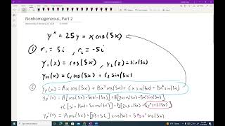 Method of Undetermined Coefficients Part 2 [upl. by Kelcey930]