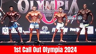 1st Call Out Mens Olympia 2024 Live amp Top 6 Ali Bilal VS Rayan Terry VS Erin Banks [upl. by Avenej631]