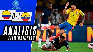 COLOMBIA vs ECUADOR 01  Eliminatorias Sudamericanas  Resumen y Analisis [upl. by Hgeilyak]