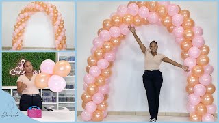 Tutorial PassoPasso Arco di Palloncini Senza una Struttura [upl. by Vitale106]