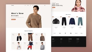 How To Make Ecommerce Website Using HTML And CSS Step By Step  Complete Responsive Website [upl. by Danieu]