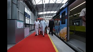 PM Modi Inaugurates Kochi Metro Palarivattom Metro Station Kerala [upl. by Dewhurst]