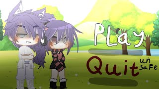 unsafe  gacha game meme  gachacapcutibispaintplay [upl. by Labannah]