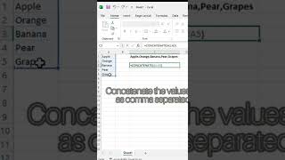 Concatenate excel formula [upl. by Dyl147]