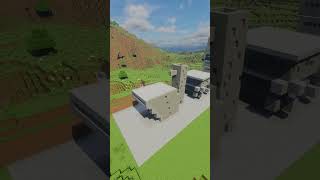 Small Brutalist Buildings  Minecraft Timelapse Shorts [upl. by Nabroc]