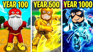 1000 YEARS As THE FLASH Roblox [upl. by Zzabahs]