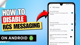 How to Disable RCS Messaging on Android ✅  Turn Off RCS Messaging [upl. by Cynthia711]