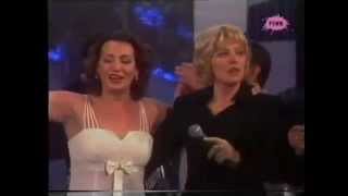 Vesna Zmijanac i Marina Zivkovic  Malo po malo  live  TV Pink 1999 [upl. by Bayly]