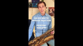 Easiest way to improve saxophone tone  Overtone Matching saxophone bari baritonesax jazz [upl. by Gillan]