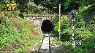 4K CABVIEW Republic of Srpska railways ŽRS Dobrljin  Novi Grad  Omarska  Banja Luka  Doboj [upl. by Naerb]