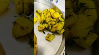 Aaloo suva bhaji  dill leaves  very tasty and fast aloo sua sabji food recipe bhaji cooking [upl. by Drucilla]