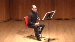 CPE Bach  Solfeggieto Alto Clarinet [upl. by Jenica]