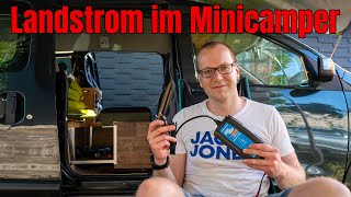 Landstrom für den Camper Van 🚐 Batterie auf Campingplätzen laden 🔋🔌 [upl. by Eilis]