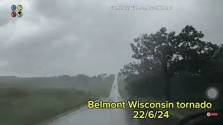 Belmont Wisconsin tornado [upl. by Asalocin]