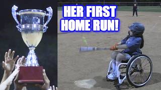 HER FIRST HOME RUN CAME IN THE CHAMPIONSHIP GAME  OnSeason Softball Series [upl. by Kind]