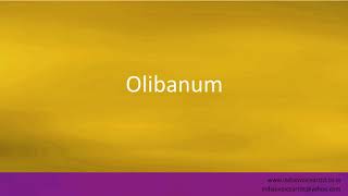 Pronunciation of the words quotOlibanumquot [upl. by Okomom]