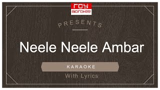 Neele Neele Ambar Par  Kalaakaar  Sridevi  Kishore Kumar  FULL KARAOKE with Lyrics [upl. by Llovera]