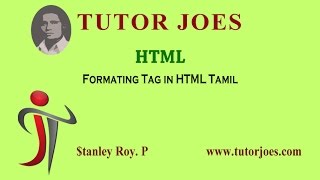 formatting Tags in Html Tamil class2 [upl. by Elana]