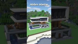 Minecraft Modern Mansion Build [upl. by Alekahs]