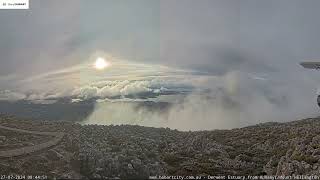 ⛅️ Sunrise Time Lapse July 27 2024 City of Hobart  AUSTRALIA [upl. by Egwin]