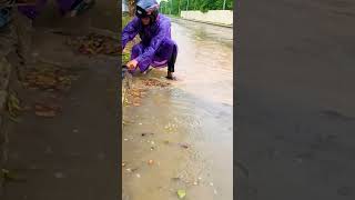 Blocked Drain Cleaning Leaves Up On The Road viral shorts viralvideo video shortvideo [upl. by Glennie]