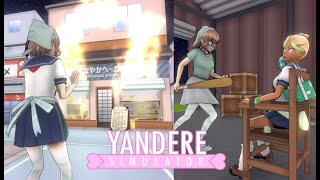 Burning Amais Bakery  Driving Amai to Mder Concept  Yandere Simulator [upl. by Norb911]