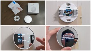 Google Nest Thermostat Full Install amp Setup [upl. by Izogn]