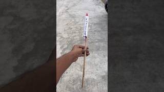 I made ROCKET🚀 at HOME experiment diycrackerstesting shorts viralvideo funny india trending [upl. by Lledal]