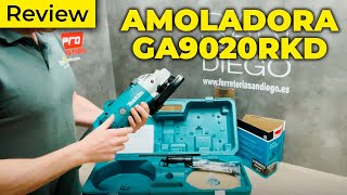 Review Amoladora Grande Makita GA9020RKD  Ferretería San Diego [upl. by Grados]