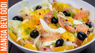 INSALATA DI FINOCCHI ARANCE E SALMONE [upl. by Adonis]