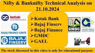 87 Kotak Bank Bajaj Finserv Bajaj Finance GMDC GAEL TCT [upl. by Prudy]