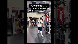 Fã do Cristiano Ronaldo CR7 na academi [upl. by Eaver397]