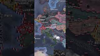 HOI4 Timelapse but Luxembourg is OP hoi4 history gaming country luxembourg shorts memes [upl. by Lowe]