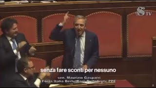 GASPARRI SCATENATO quotFATTI GRAVISSIMI ED EVERSIVI DELL’ORDINE DEMOCRATICO DA PARTE DEI GIUDICIquot [upl. by Asserac]