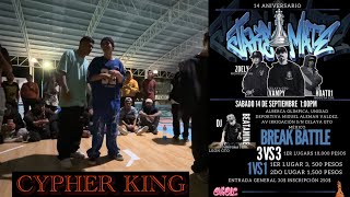 RUELAS vs MANUELITO  JAKE MATE 14 ANIVERSARIO CELAYA  GTO  CYPHER KING 👑 [upl. by Minnnie354]