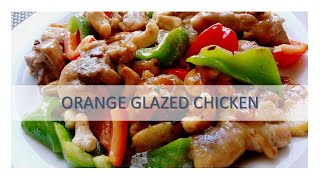 ORANGE GLAZED CHICKEN [upl. by Enahs]