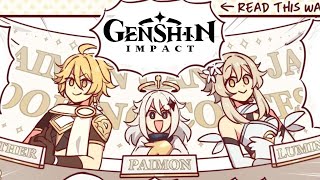 El concurso de comida de Paimon  Genshin Impact comic FANDUB [upl. by Battiste]