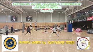 AJVC Adelaide 2024  U19 Mens Div 1  SUV vs KVA  120724 [upl. by Eceertal]