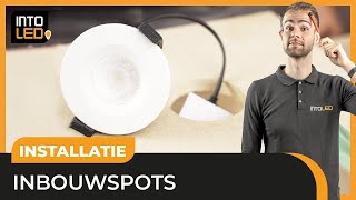 How to Inbouwspots monteren in het plafond  Doehetzelf met INTOLED [upl. by Christabelle755]