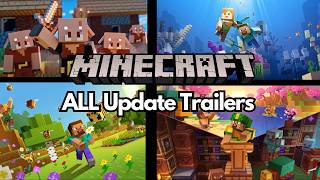 The Evolution of Minecraft Update Trailers [upl. by Ahtelrac]