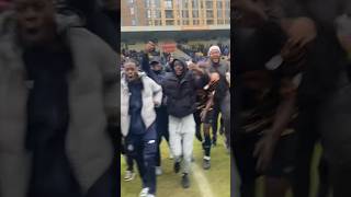 A SUNDAY LEAGUE PITCH INVASION SE DONS Vs BAITEZE  El Classico football shorts [upl. by Wennerholn]